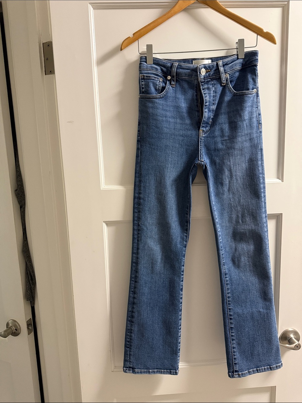 Classic Women's Blue Straight-Leg Jeans
